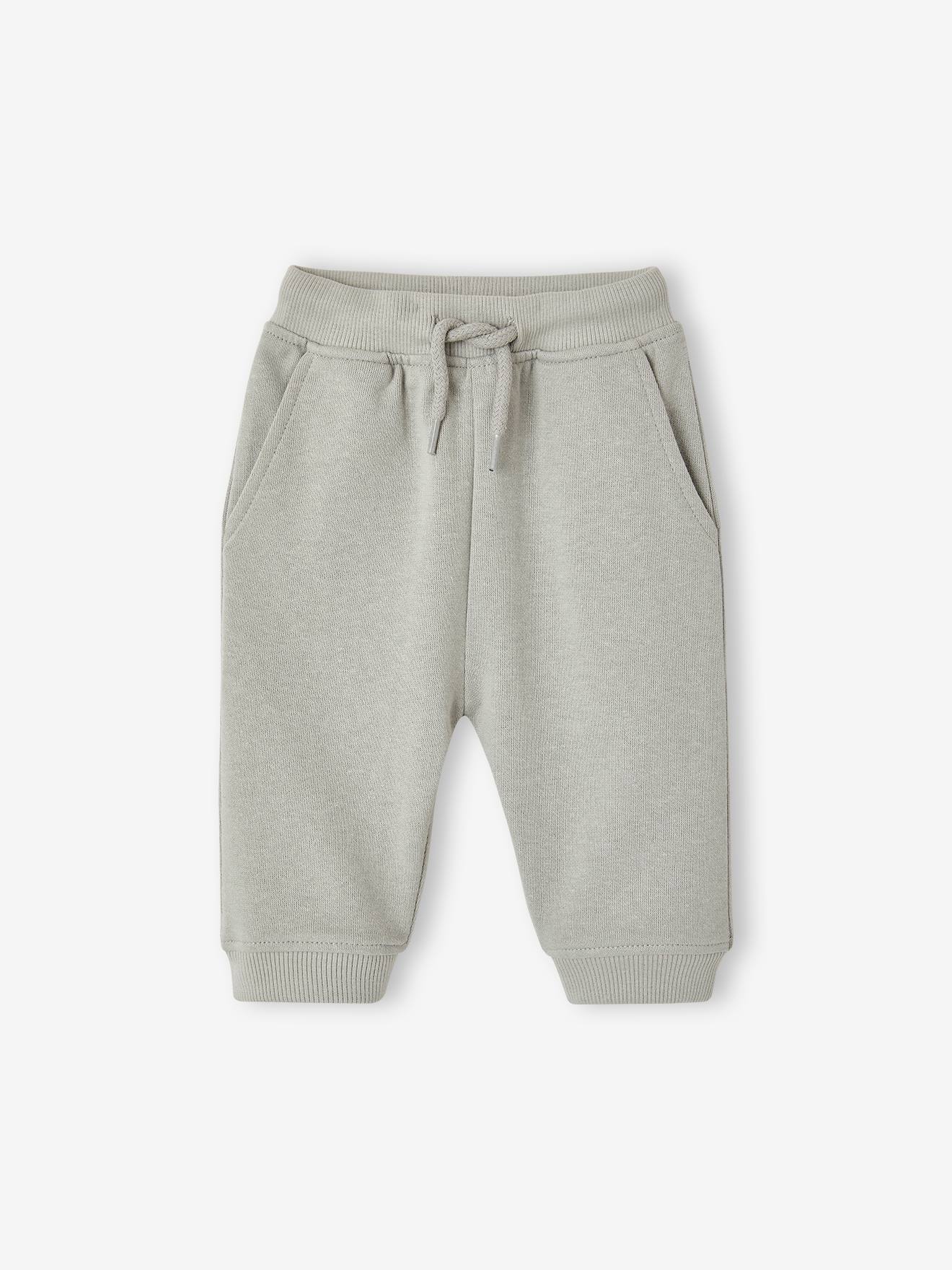 Ensemble sweat et pantalon naissance bébé garçon bleu glacier (Vertbaudet) - Image 2