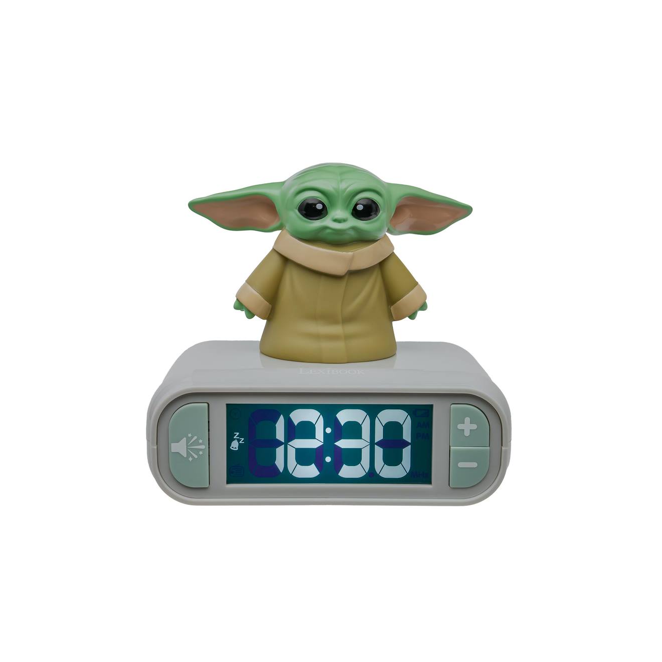 Reveil Veilleuse Grogu 3d Star Wars Gris