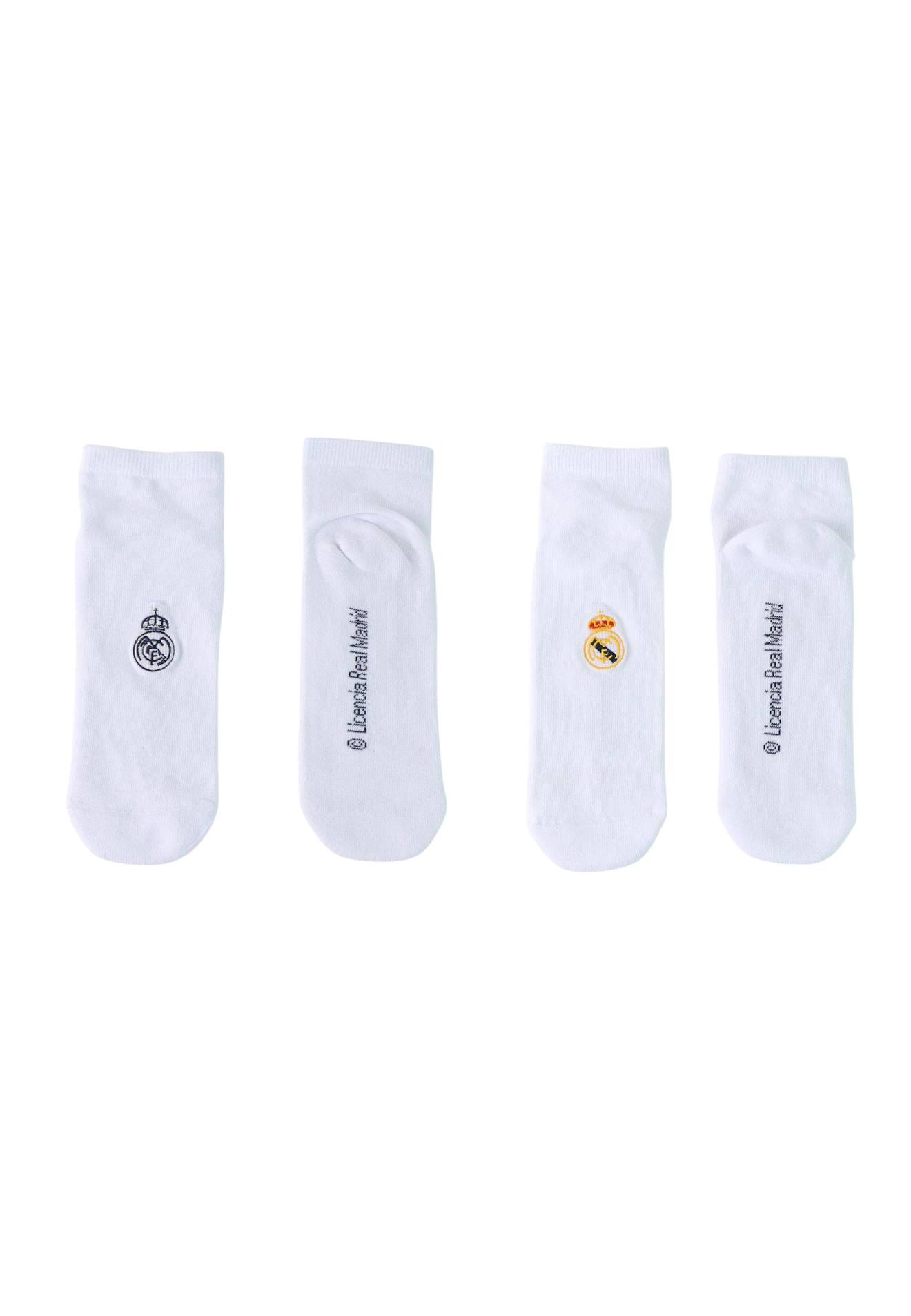 Lot De 2 Chaussettes - Real Madrid Blanc
