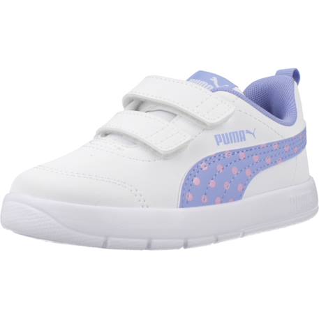 Basket fille modèle courtflex v3 dotty v Blanc white 4 - vertbaudet enfant 