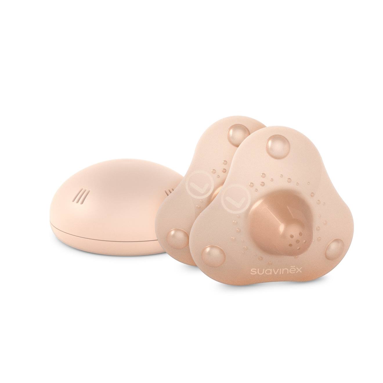 Bouts De Sein En Silicone Taille L (2 Unités Avec Étui De Transport) Clair