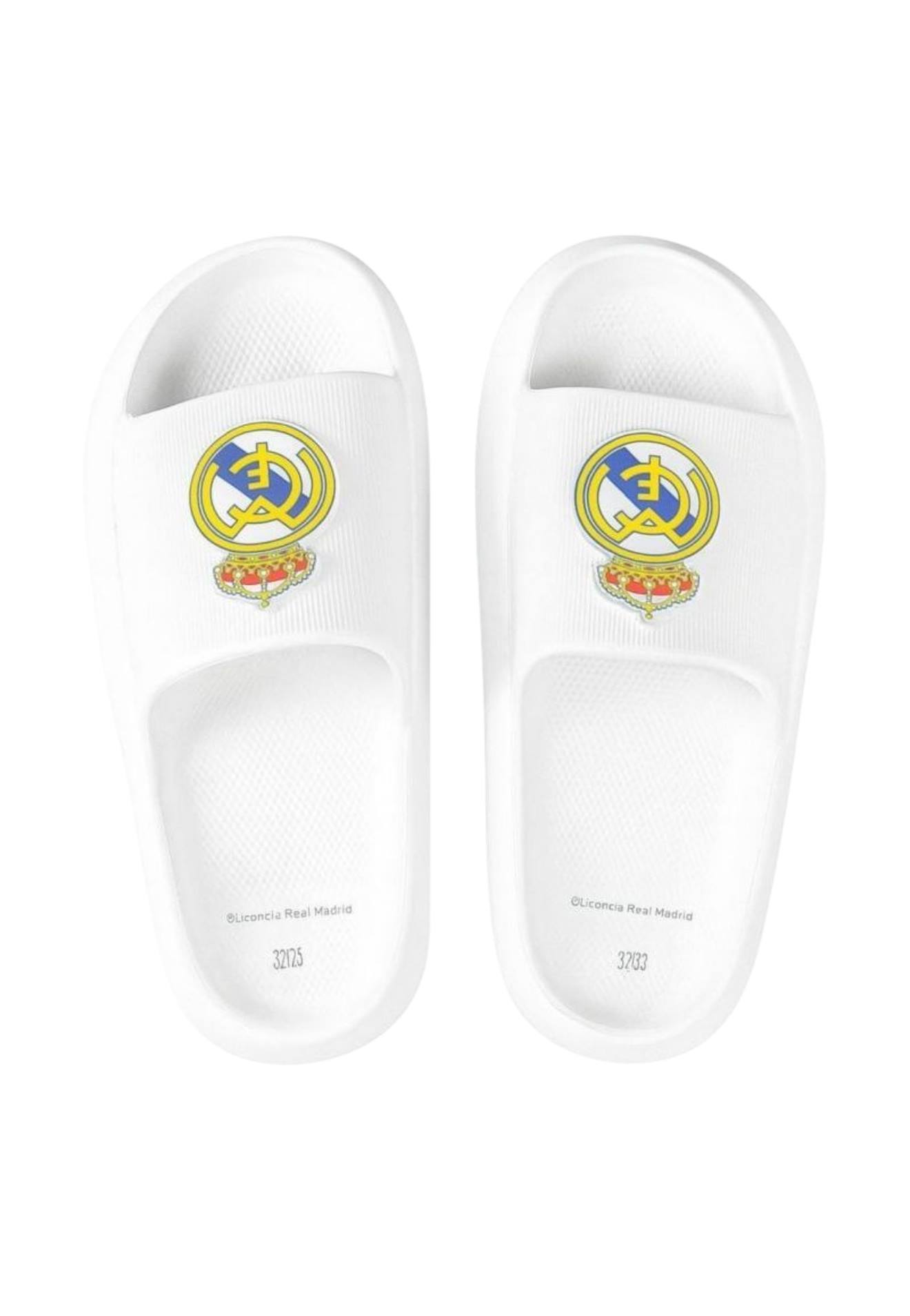 Claquettes De Piscine Eva Real Madrid Blanc