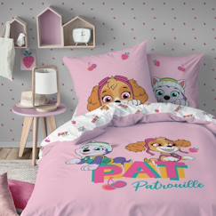 Parure de lit enfant 140x200, 100% coton, pat patrouille  - vertbaudet enfant