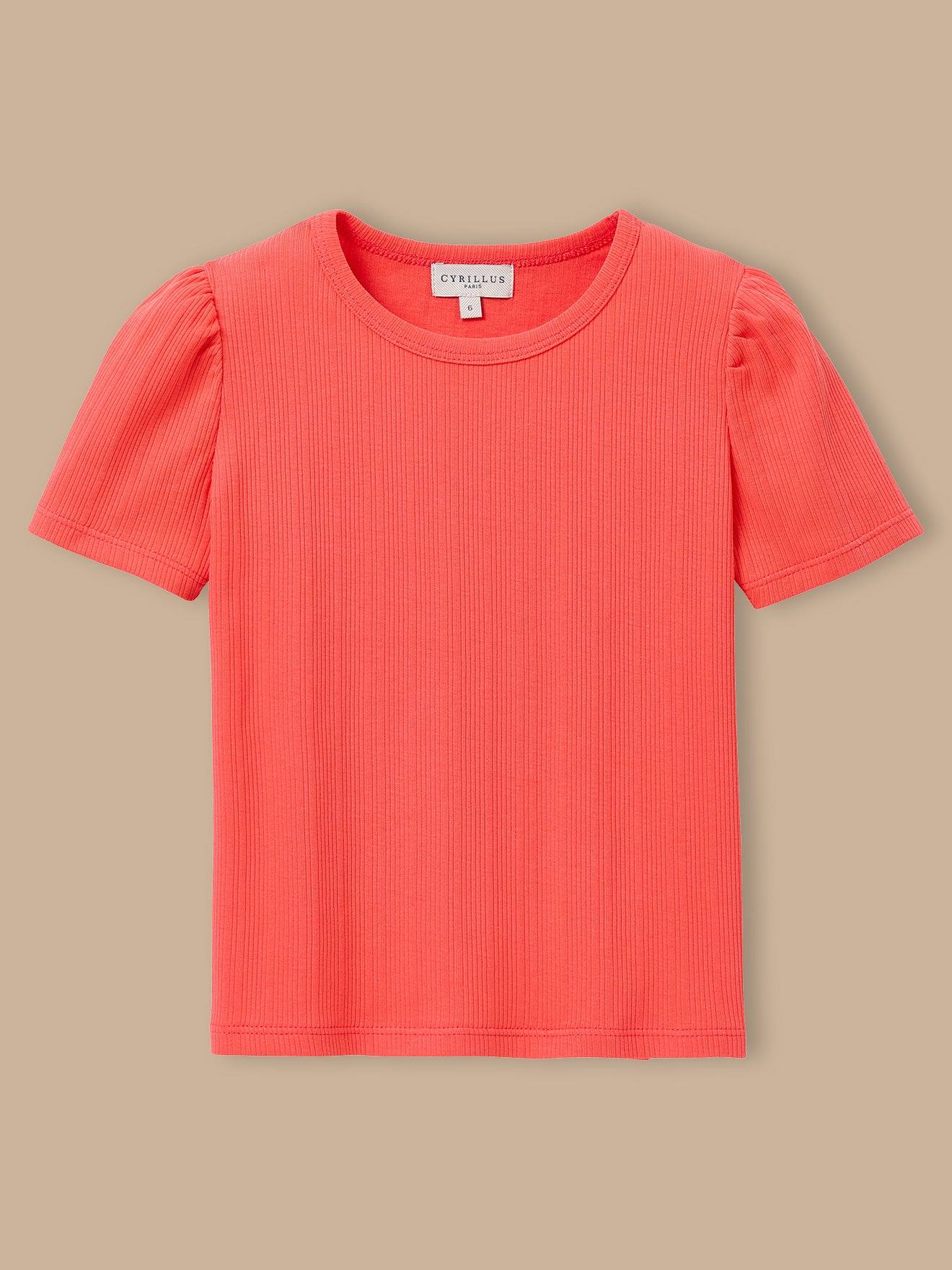 T-shirt Ctes Fille - Coton Biologique Tangerine 14 €