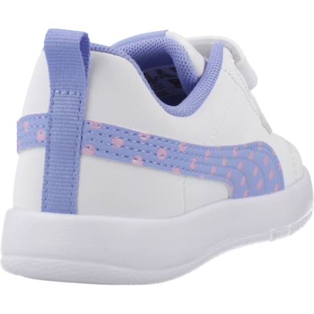 Basket fille modèle courtflex v3 dotty v Blanc white 3 - vertbaudet enfant 