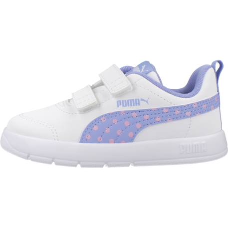 Basket fille modèle courtflex v3 dotty v Blanc white 2 - vertbaudet enfant 