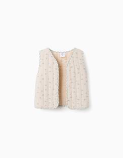 Gilet rembourré en coton à motif  - vertbaudet enfant