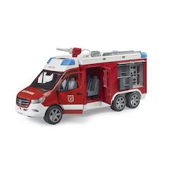 Jouet-Fourgon de pompiers mb sprinter avec module son et lumière