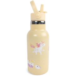 Puériculture-Repas-Gourde en acier inoxydable la plage des licornes (350 ml)