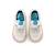 Sneakers garçon fermeture à lacets + scratch Blue marine+White 8 - vertbaudet enfant 