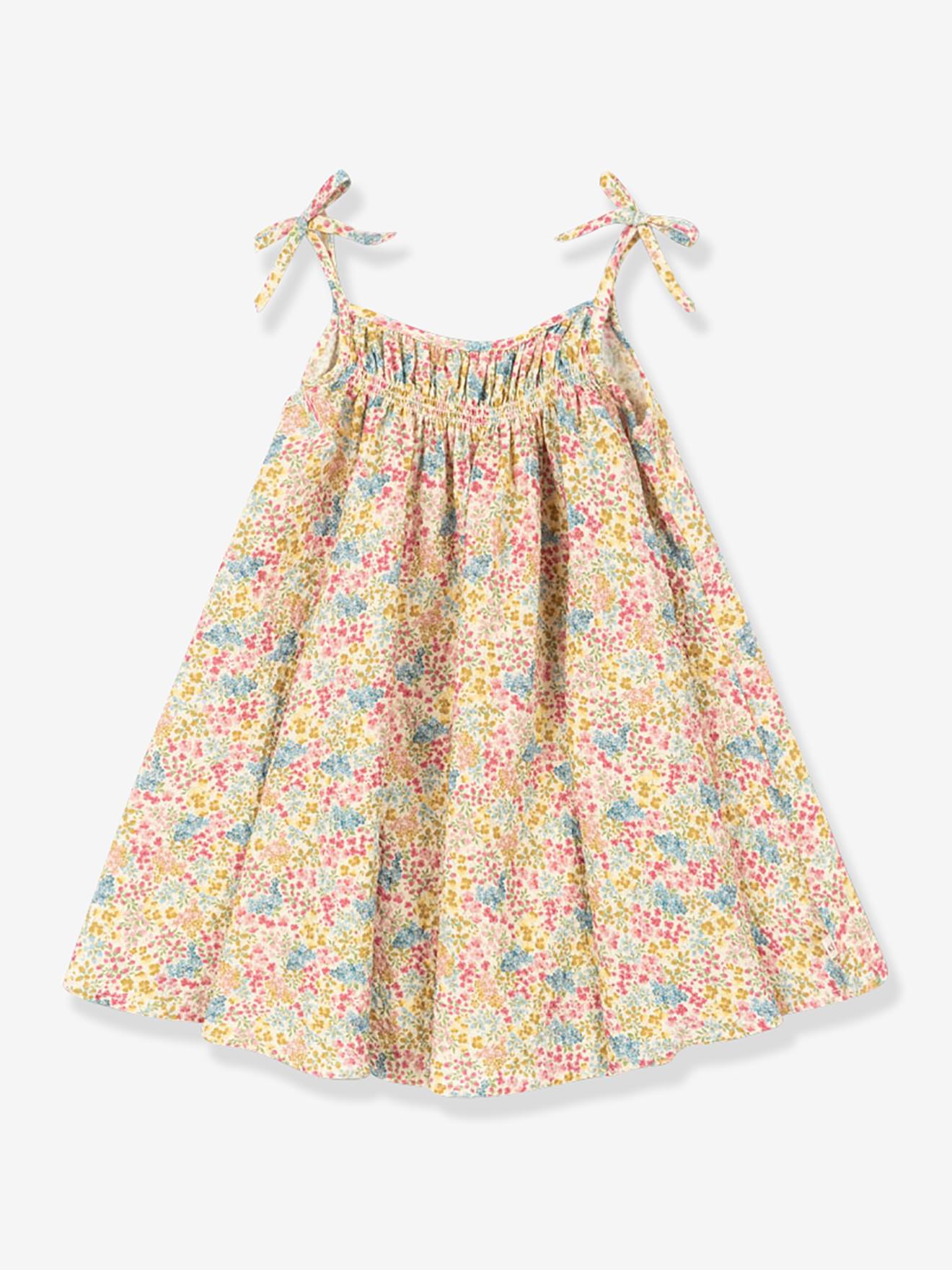 Robe à bretelles Vivian jaune