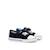 Sneakers garçon fermeture à lacets + scratch Blue marine+White 4 - vertbaudet enfant 