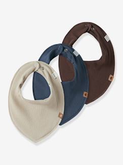 Puériculture-Repas-Lot de 3 bavoirs pour bébé garçon NBMYASIM NAME IT, forme triangulaire
