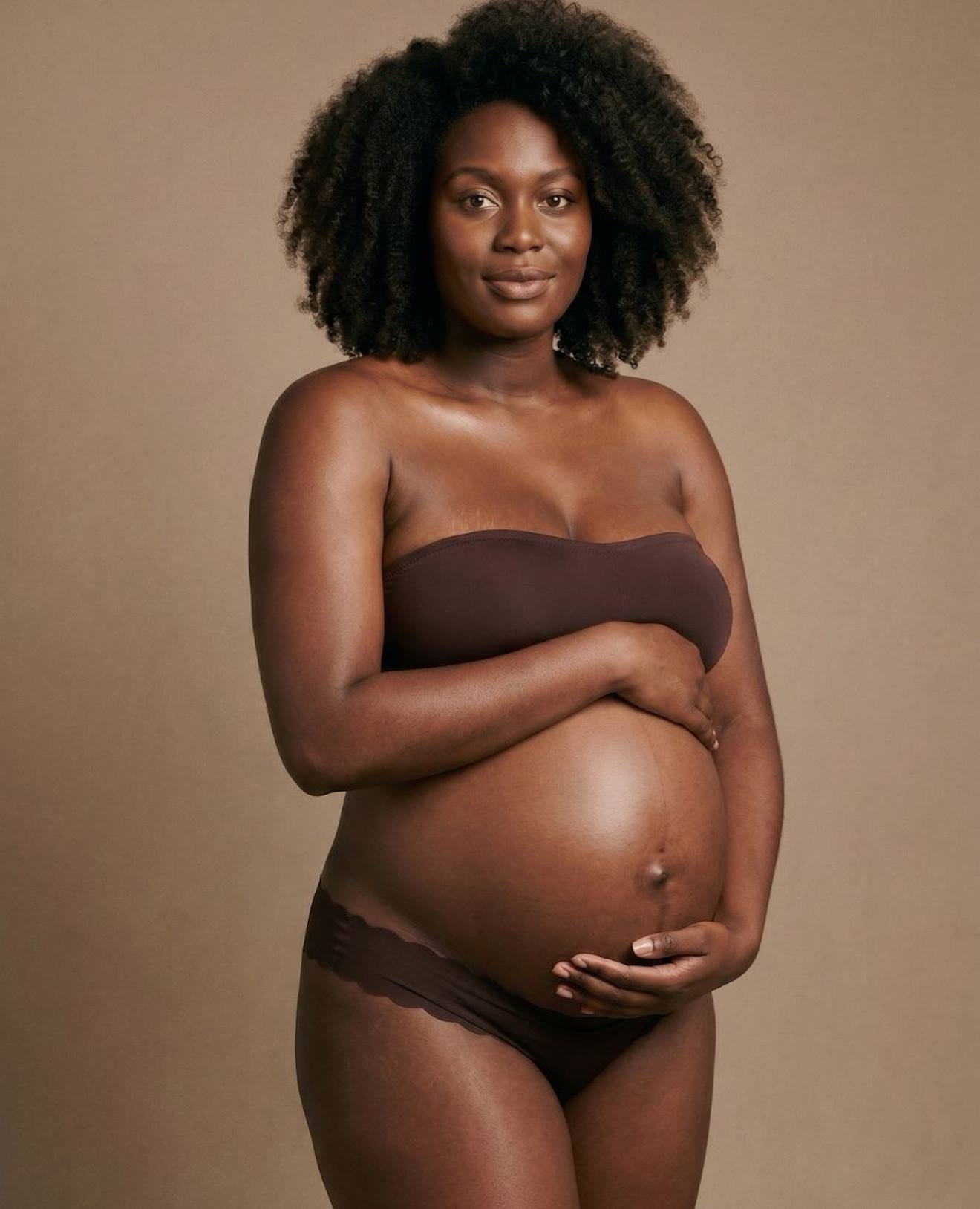 Bandeau De Maternité Et Allaitement Invisible Skin Chocolat