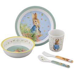Puériculture-Repas-Set repas enfant Pierre Lapin 5 pièces
