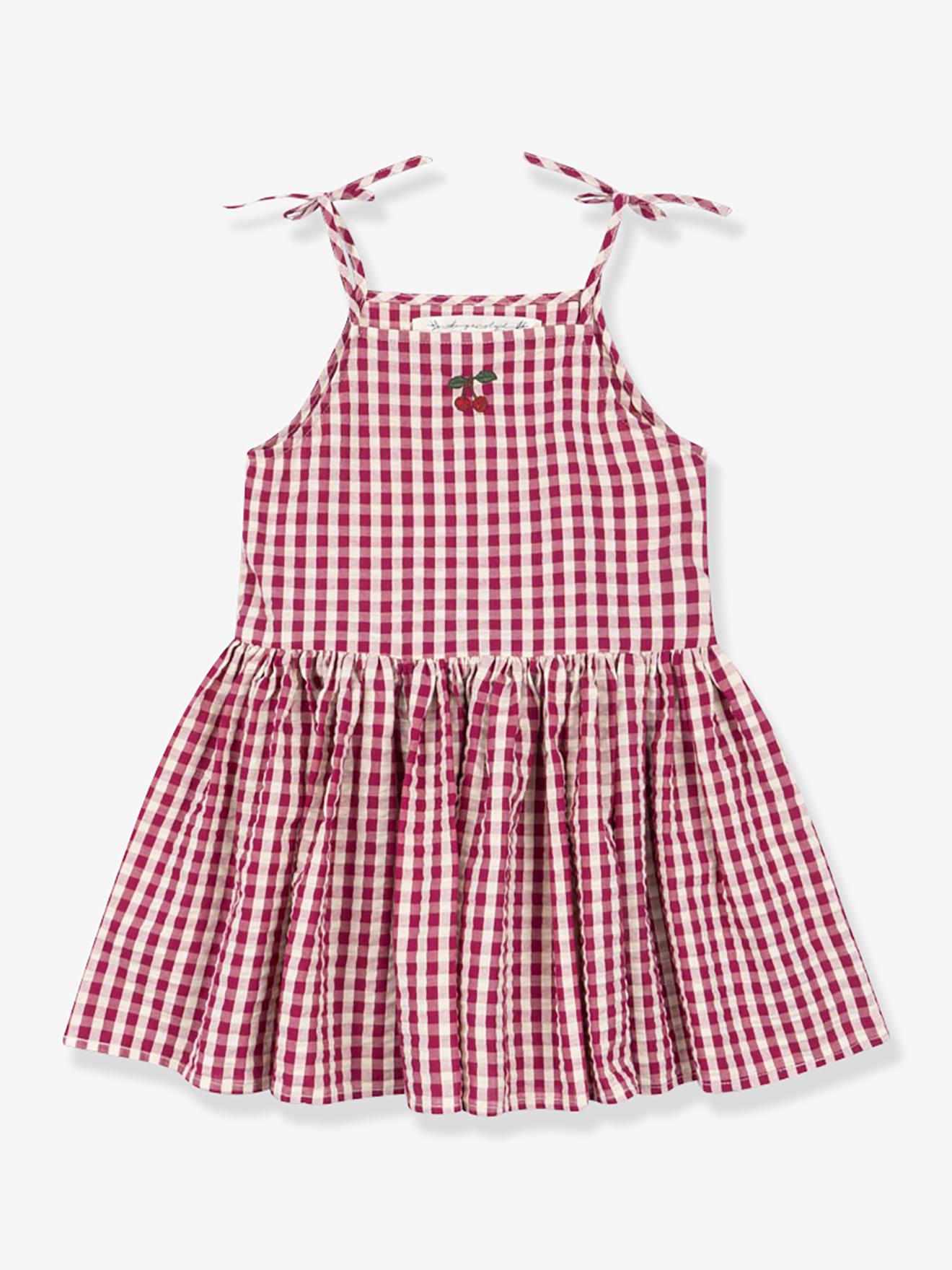 Robe à bretelles Isotta framboise Robe à bretelles Isotta framboise