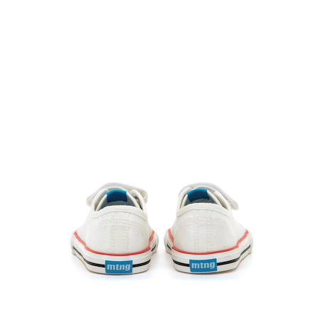 Sneakers garçon fermeture à lacets + scratch Blue marine+White 11 - vertbaudet enfant 