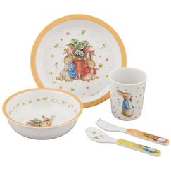 Puériculture-Repas-Set repas enfant Pierre Lapin 5 pièces
