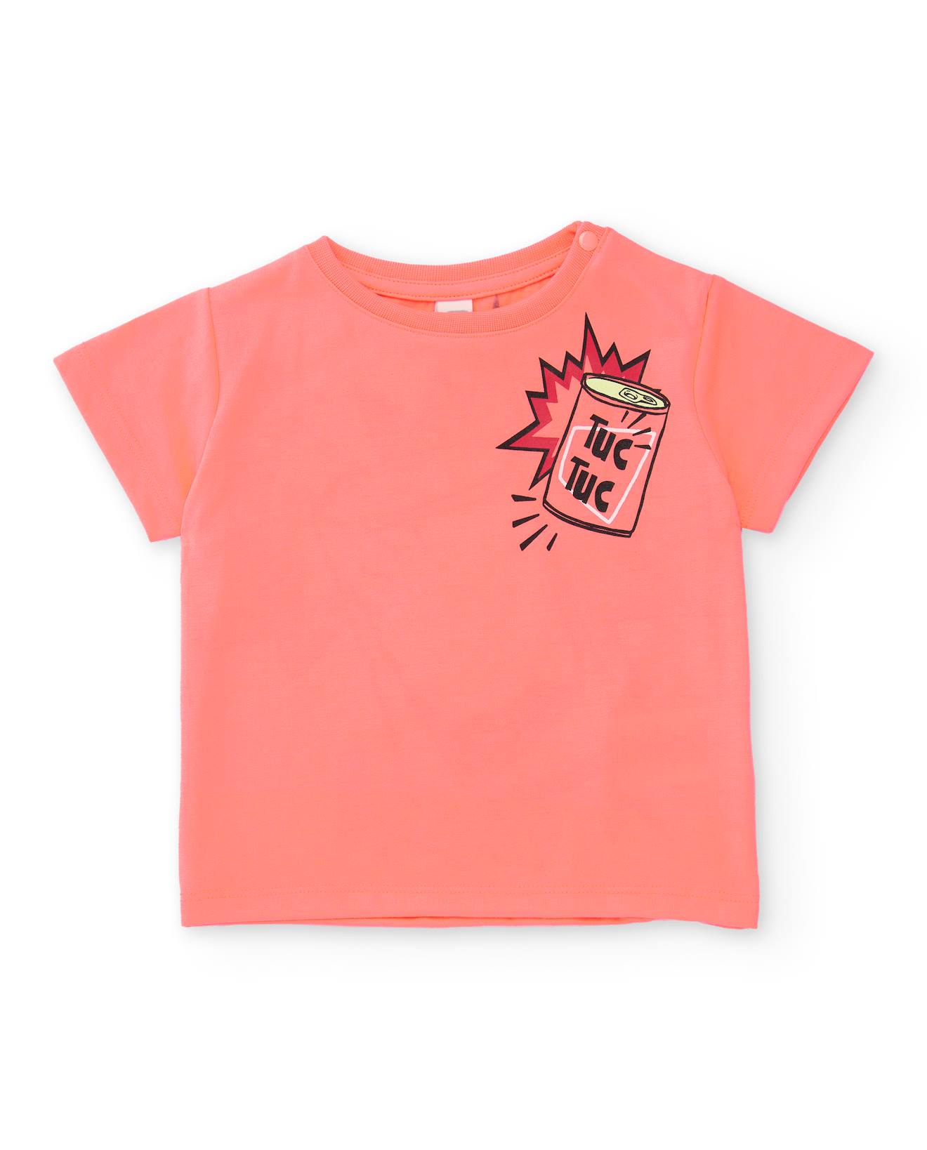 T-shirt Garon En Maille Avec Motif Style Pop Orange 15 €