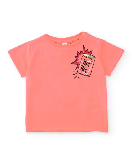 Bébé-T-shirt garçon en maille avec motif style pop