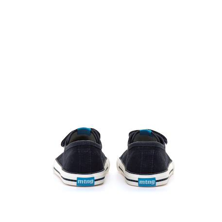 Sneakers garçon fermeture à lacets + scratch Blue marine+White 5 - vertbaudet enfant 