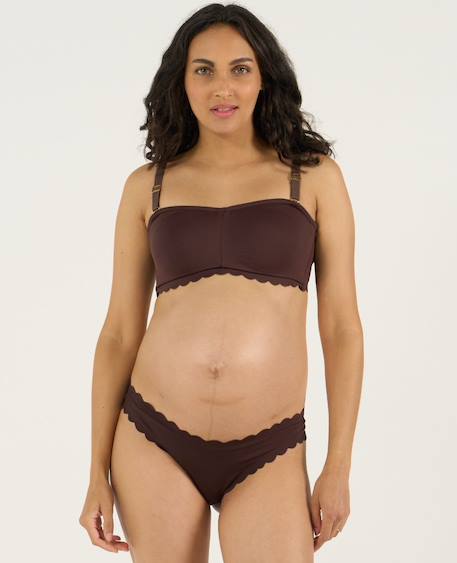Bandeau de maternité et allaitement invisible skin Chocolat+Latte 3 - vertbaudet enfant 