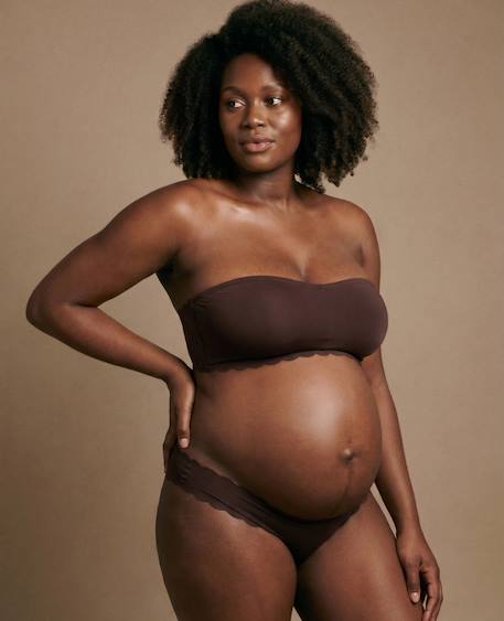 Bandeau de maternité et allaitement invisible skin Chocolat+Latte 2 - vertbaudet enfant 