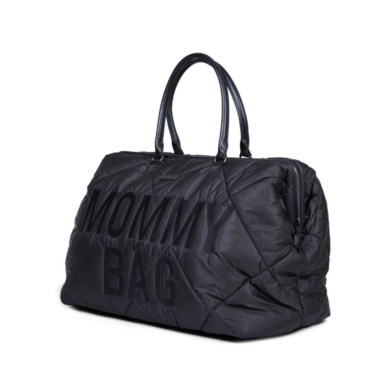 Sac À Langer Mommy Bag Noir Matelassé (Childhome) - Image 2