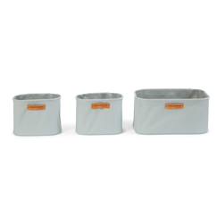 -Lot de 3 paniers de rangement suspendus