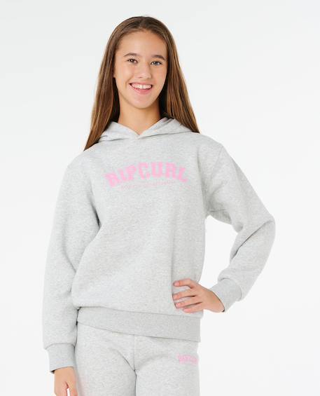 Fille-Pull, gilet, sweat-Sweat-Sweat à capuche staple varsity fille