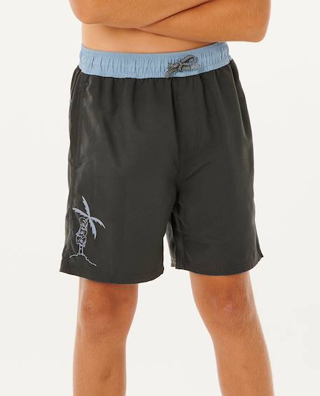 Short de bain boardshort volley eternal shred block enfant  - vertbaudet enfant