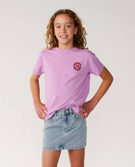 Fille-T-shirt, sous-pull-T-shirt décontracté surf puff fille