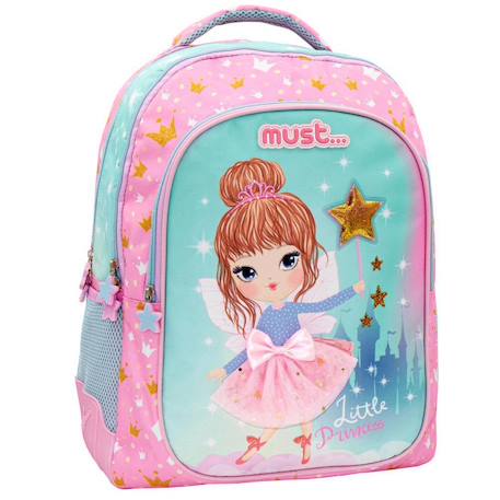 Fille-Accessoires-Sac à dos scolaire avec 2 compartiments little princess 43 cm