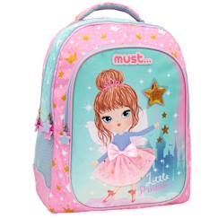 Sac à dos scolaire fille avec 2 compartiments little princess 43 cm  - vertbaudet enfant