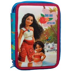 Trousse scolaire remplie vaiana 2 compartiments 20 cm – disney  - vertbaudet enfant