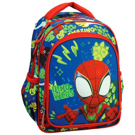 Garçon-Accessoires-Cartable, trousse-Sac à dos maternelle garçon imprimé dino-webs en tissu spiderman