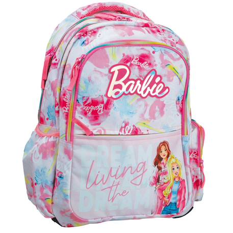 Fille-Accessoires-Fourniture scolaire-Cartable-Sac à dos scolaire fille barbie imprimé living the dream 43 cm
