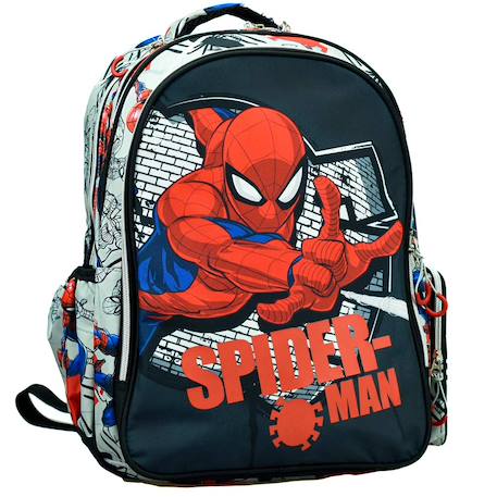 Garçon-Accessoires-Cartable, trousse-Sac à dos scolaire garçon spiderman wall 43 cm