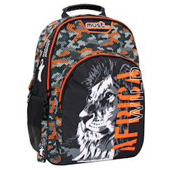 Sac à dos enfant garçon animal planet imprimé lion en polyester  - vertbaudet enfant