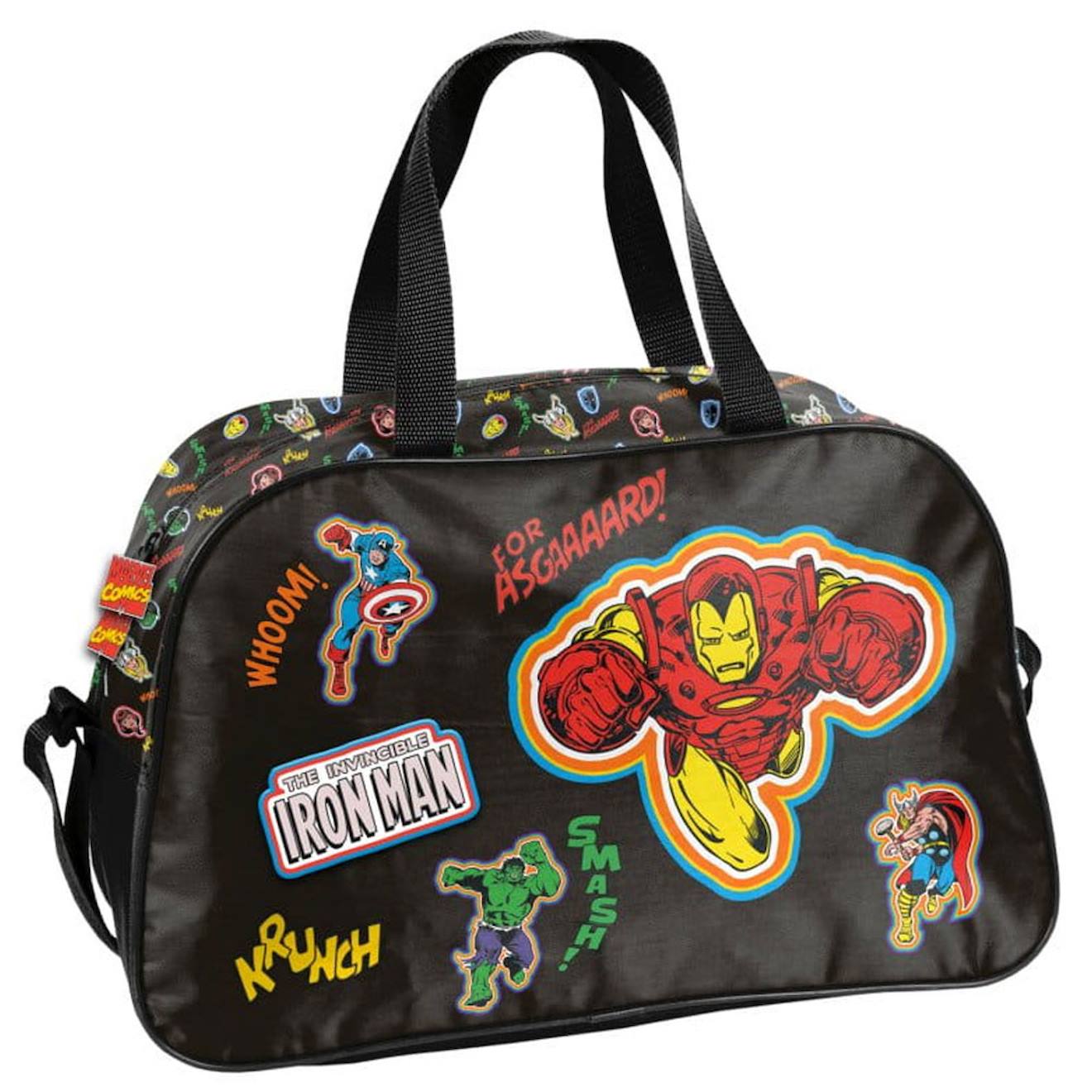 Sac De Sport Avengers En Textile 40 X 25 X 13 Cm Av23rr-074 Noir Jaune 18 €