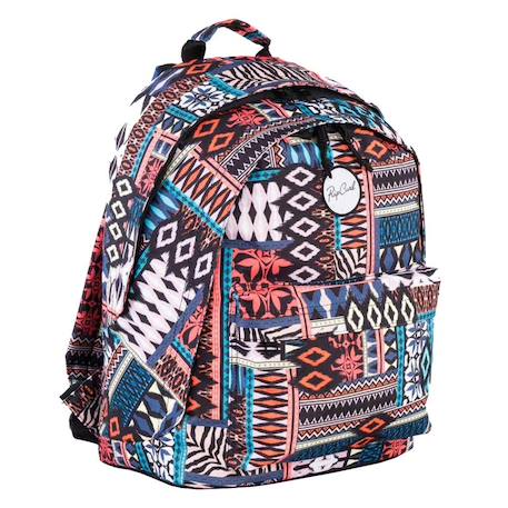 Sac à dos avec 2 compartiments rip curl double dome multico 42 cm - qualité premium  - vertbaudet enfant