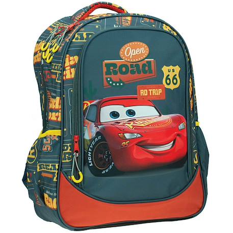 Garçon-Accessoires-Sac à dos garçon cars road trip 2 compartiments zippés 45 cm
