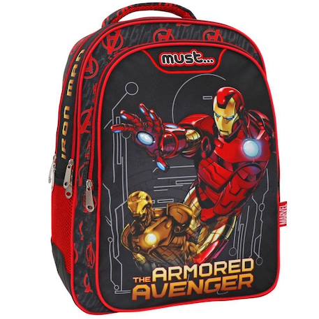 Sac à dos avengers iron man imprimé polyester armuré  - vertbaudet enfant