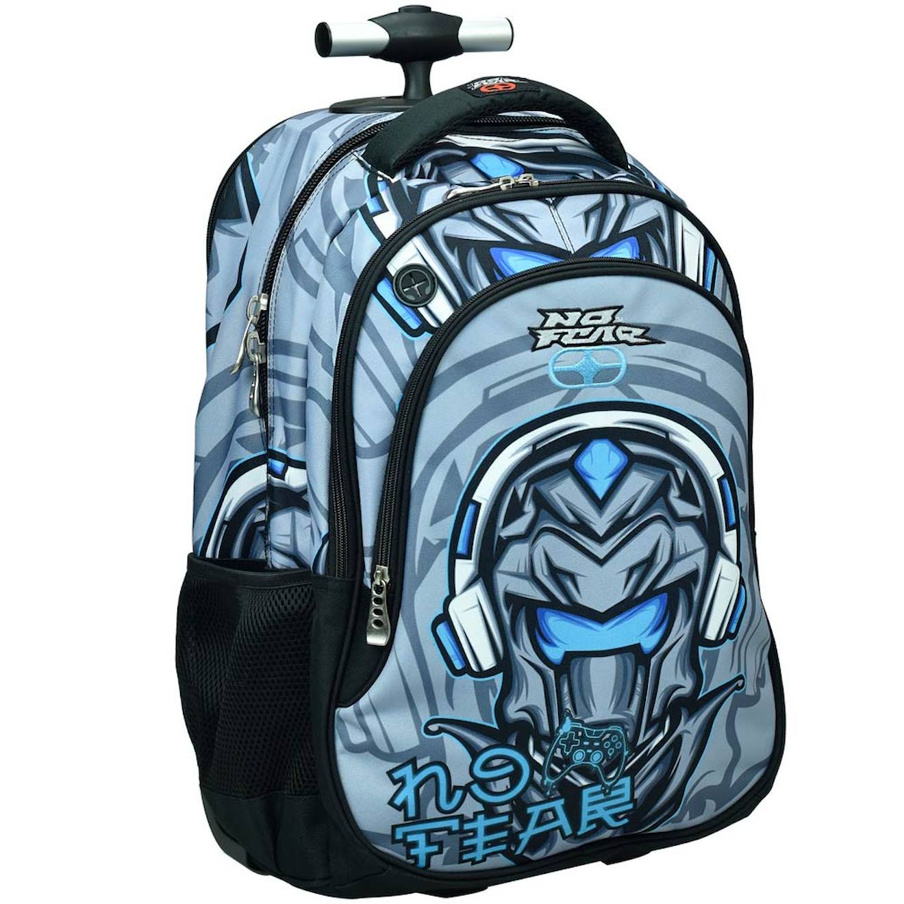 Sac Dos Roulettes Garon Imprim Robot No Fear 48 Cm Bleu Gris Noir 62 €