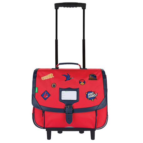 Cartable à roulettes 38 cm les fantaisies mae  - vertbaudet enfant