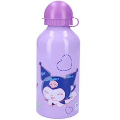 -Gourde aluminium hello kitty kuromi effet brillant 50 cl sanrio