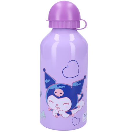 Fille-Accessoires-Fourniture scolaire-Gourde-Gourde aluminium hello kitty kuromi effet brillant 50 cl sanrio
