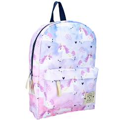 Sac à dos maternelle licorne arc-en-ciel milky kiss 33 cm  - vertbaudet enfant