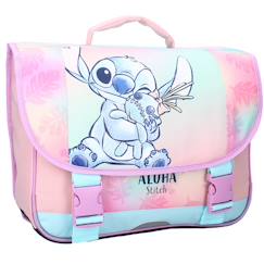 Sac besace scolaire stitch aloha 38 cm à 2 compartiments  - vertbaudet enfant