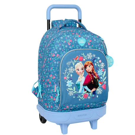 Fille-Sac à dos à roulettes reine des neiges sisters 45 cm trolley haut de gamme